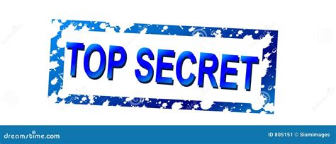 Top Secret 01 Stock Illustration Illustration Of Confidential 805151