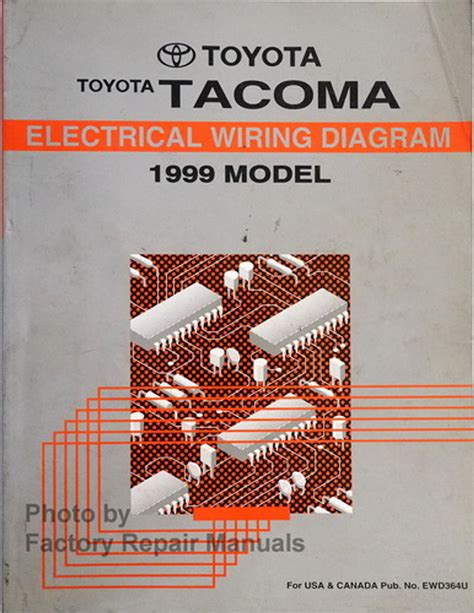 1999 Toyota Tacoma Electrical Wiring Diagrams Original Factory Manual