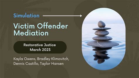 Restorative Justice Victim Offender Mediation 2023 - YouTube