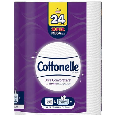 Cottonelle Ultra Comfortcare Super Mega Roll Toilet Paper Bath Tissue