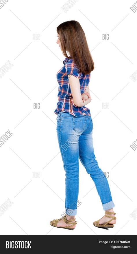 Back View Standing Image And Photo Free Trial Bigstock