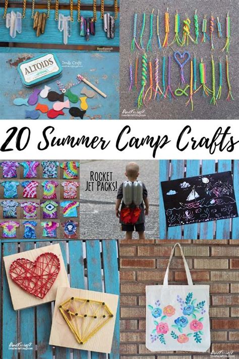 20 Summer Camp Crafts For Kids Teens Or Grown Ups With Images