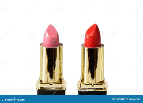 Two Lipsticks Stock Image Image Of Reflection Feminine 15718827