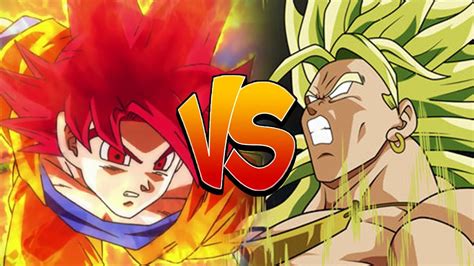 The new broly vs old broly debate has arrived. Super Saiyan God Goku Vs Legendary Super Saiyan Broly ...
