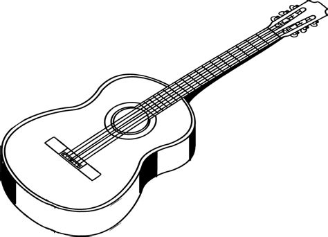 Clipart Black And White Guitar Clip Art Library