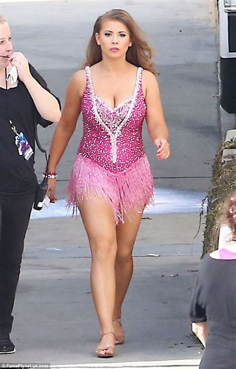Dancing With The Stars Bindi Irwin Practices Her Moves In Sequinned