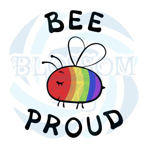 Bee Proud Pocket Pride Lgbt Rainbow Svg Lgbt Svg Lgbt Flag Svg Human