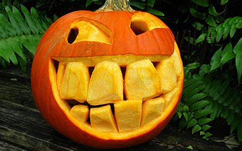 Cool Funny Jack O Lantern Face Design Pattern Templates For Download Funny Hal Funny