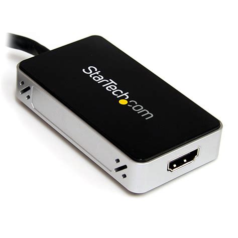 This video cable adapter could connect multiple monitor. StarTech.com USB32HDE USB 3.0 to HDMI/DVI External Video ...