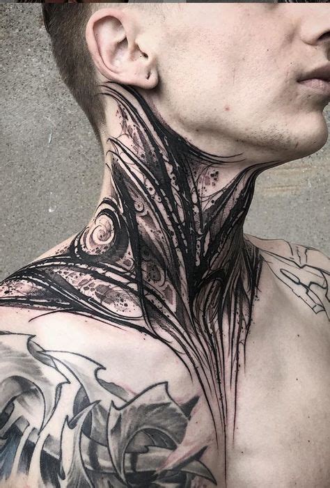 Best Neck Tattoo Ideas For Men Positivefox Com Throat Tattoo Neck Tattoo For Guys Full