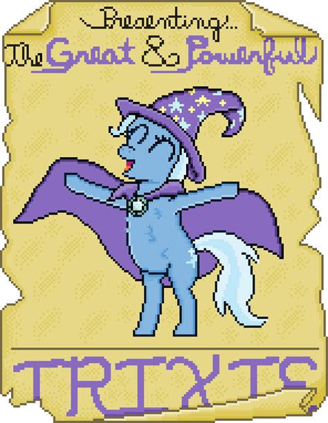 Safe Artist Bitbrony Trixie Pony Unicorn Female Mare Pixel Art Derpibooru