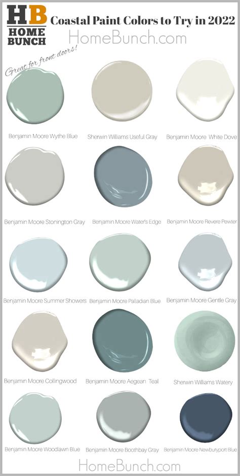 Coastal Paint Colors To Try In 2022 Home Bunch Interior Design Ideas