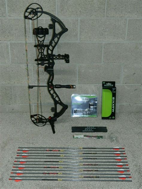 Loaded Left Hand Bowtech Boss Bow Package 60 And 70 Pound Limbs 265