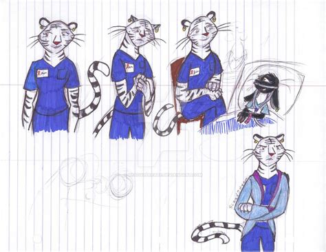 Zootopia Oc Tiger Tiger By Scared2dream On Deviantart