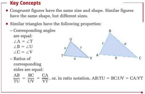 Show/hide answer identifying congruent and similar triangles two triangles are congruent if they are exactly the same size and shape. Unit 7.4 - Similar Triangles - ST. BRENDAN CATHOLIC SCHOOL