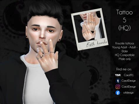 Tattoo 5 By Caroll91 From Tsr • Sims 4 Downloads