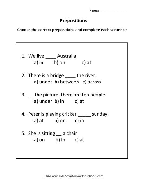 Worksheets labeled with are accessible to help teaching pro subscribers only. Preposition Worksheets For Grade 2
