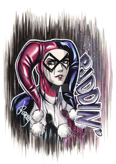 Commission Classic Harley Quinn By Darboe On Deviantart