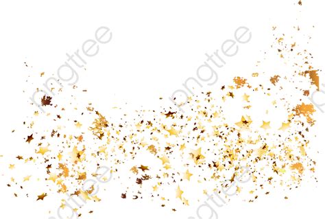 Vector Painted Gold Stars Gold Vector Vector Hand Painted Png And
