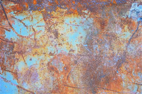 Free Images Vintage Texture Rust Metal Grunge Blue Material