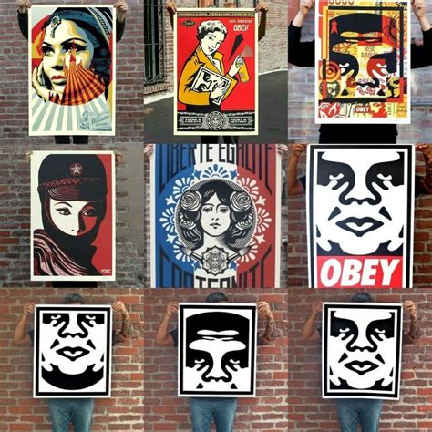 Shepard Fairey Obey Giant Orignal Poster Art Lithograph Signed Edition