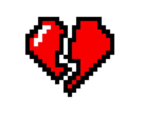 Broken Heart Pixel Art Maker