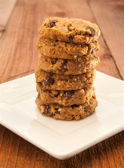 Quinoa Peanut Butter And Chocolate Chip Cookies Healthy Chocolate