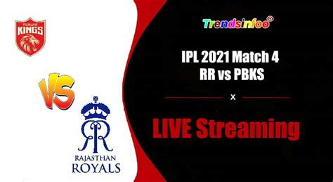 Rr Vs Pbks 4th T20 Live Streaming Rajasthan Royals Vs Punjab Kings