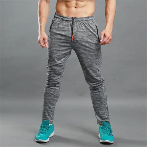 2018 Newly Arrival Concise Style Men Long Casual Sports Pants Gym Slim