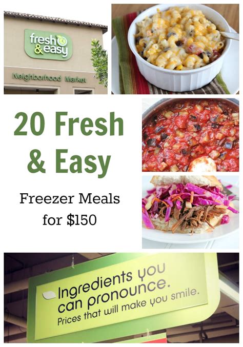 20 Fresh And Easy Freezer Meals For 150 Free Meal Plan Printables