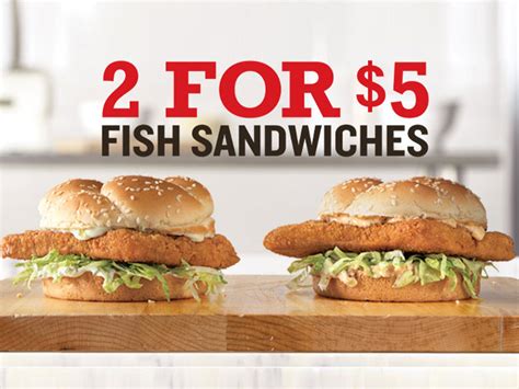 What is the price of a fish sandwich? Arby's Offers 2 For $5 Fish Sandwiches Deal Through 2019 ...