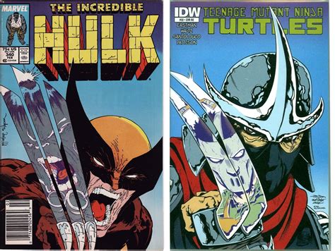 Incredible Hulk 340 Cover Swipe Rare Comics