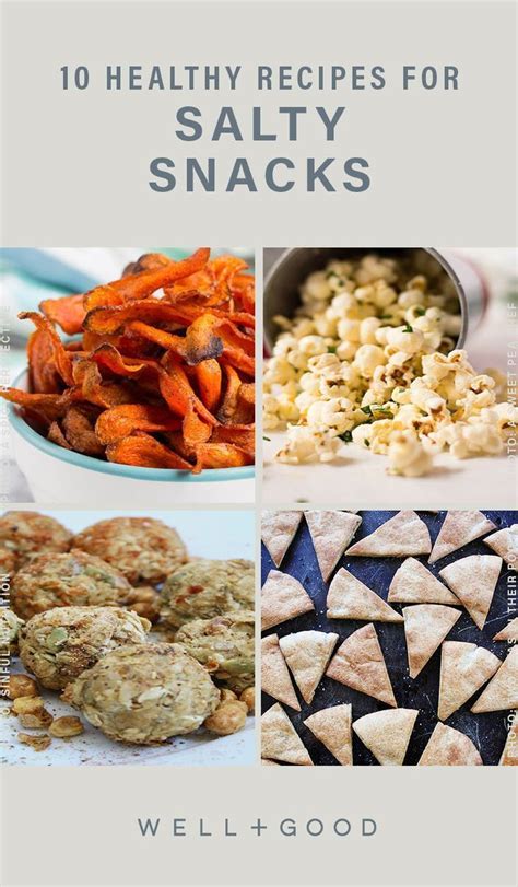 The Cover Of Healthy Recipes For Salty Snacks Including Crackers And