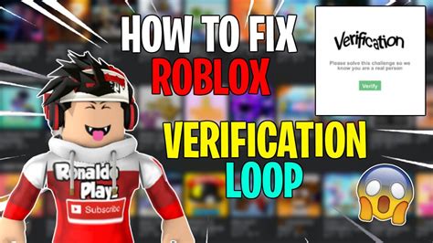 How To Fix Roblox Verification Loop Youtube