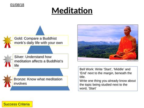 Life As A Buddhist Meditation Teaching Resources