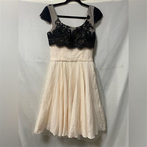 Dresses Geode Black And Nude Tulle And Lace S Dress Size Small Poshmark