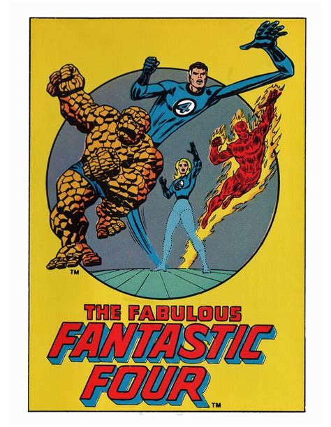 The Fantastic Four Comic Book Cover Art Print
