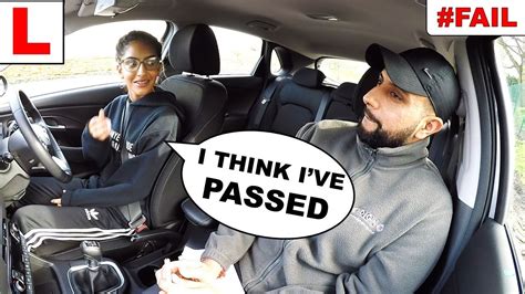 Learner Thinks She Has Passed But Fails Driving Test Youtube