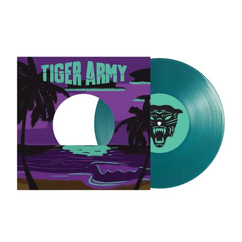 Tiger Army Dark Paradise Ep Exclusive Blue Hawaiian Lp Vinyl