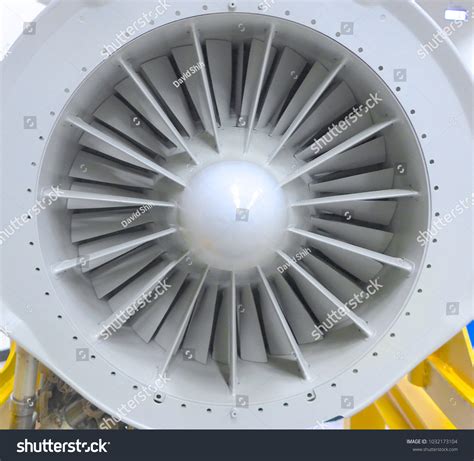 Aircraft Engine Fan Close Stock Photo 1032173104 Shutterstock