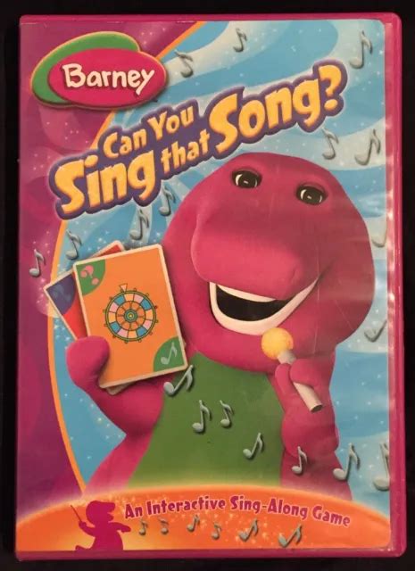 Barney Can You Sing That Song Dvd 2007very Good Condition 825