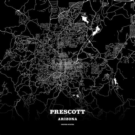 Prescott Arizona Usa Map Map Poster Poster Template Usa Map