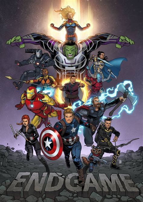 Avengers Endgame On Deviantart Avengers Art