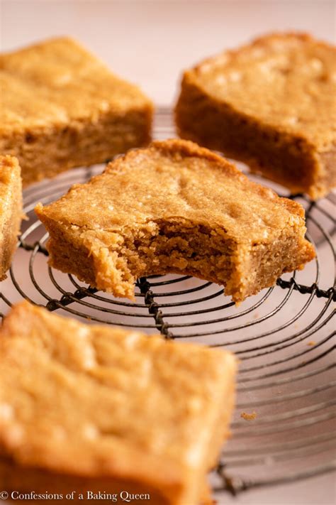 The Best Blonde Brownies Recipe Confessions Of A Baking Queen