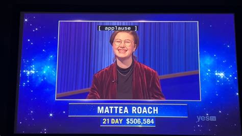 Jeopardy Intro Triple Stumper Mattea Roach Day Youtube