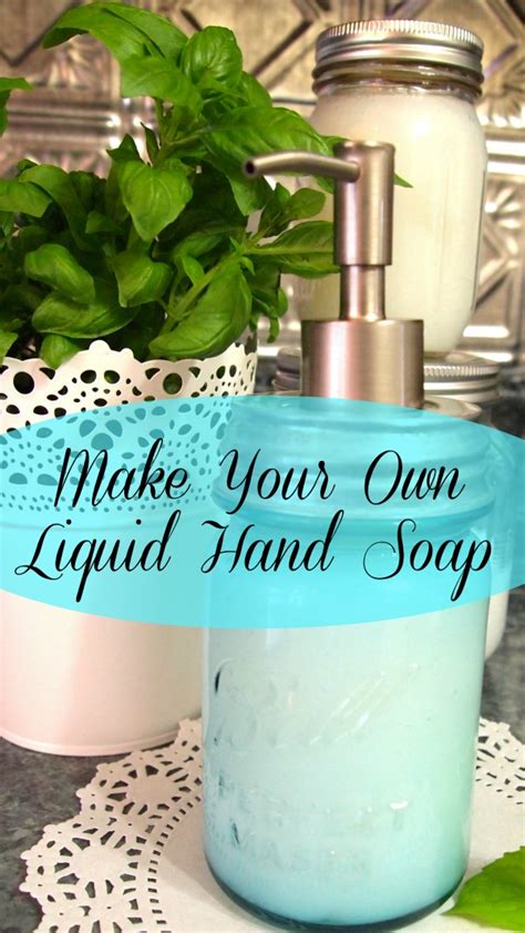 An Easy Way To Make Your Own Liquid Hand Soap