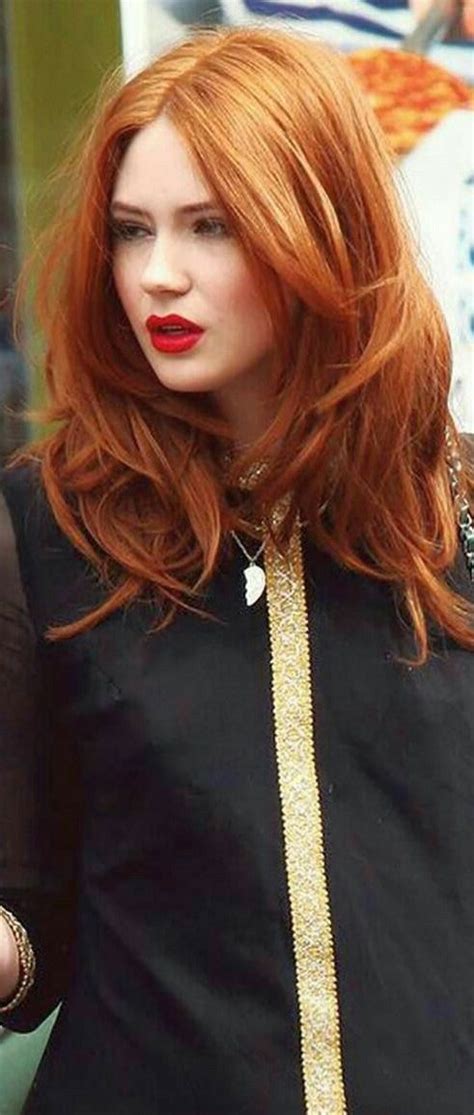 Medium auburn hair color is a combination of medium golden red and medium brown. 22 Ginger Natural Red Hair Color Ideas That Are Trending ...