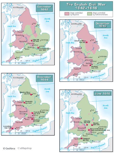 English Civil War Map