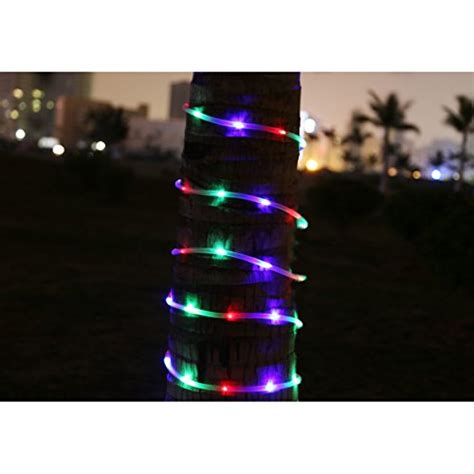 Le 33ft 100 Led Solar Rope Lights Waterproof Outdoor
