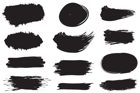 Brush Shape Vector Art Icons And Graphics For Free Download
